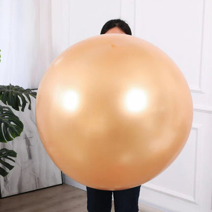36 - inch Gold White Pink Latex Balloons - Cake Pops Parties