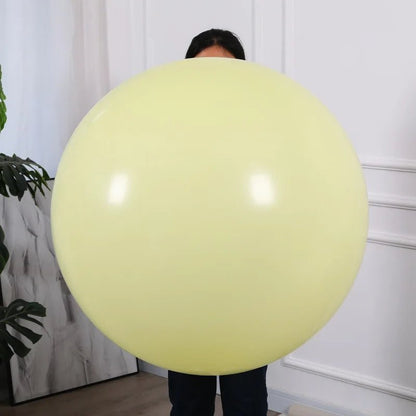 36 - inch Gold White Pink Latex Balloons - Cake Pops Parties