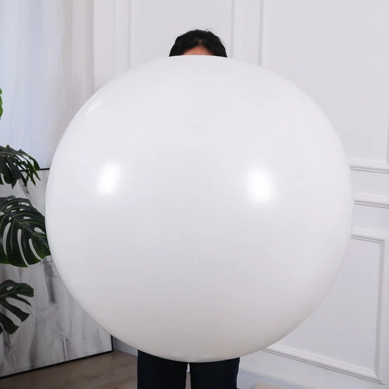 36 - inch Gold White Pink Latex Balloons - Cake Pops Parties