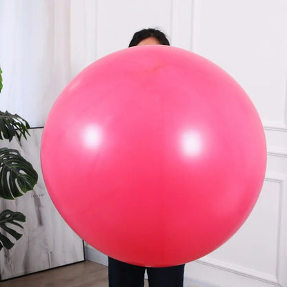 36 - inch Gold White Pink Latex Balloons - Cake Pops Parties