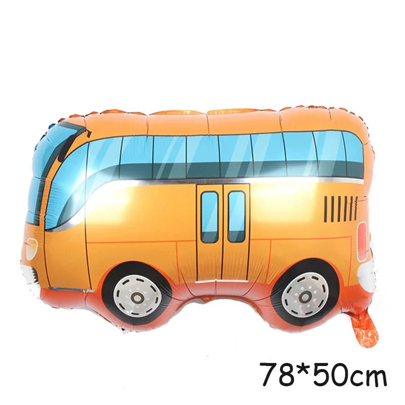3D Cartoon Car Helium Balloon Set - Cake Pops Parties