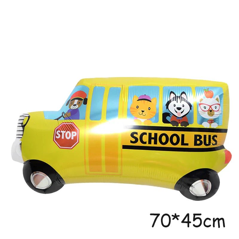 3D Cartoon Car Helium Balloon Set - Cake Pops Parties