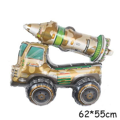 3D Cartoon Car Helium Balloon Set - Cake Pops Parties