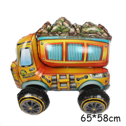 3D Cartoon Car Helium Balloon Set - Cake Pops Parties
