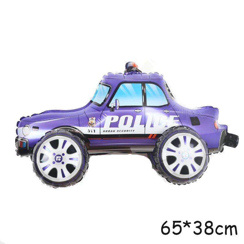 3D Cartoon Car Helium Balloon Set - Cake Pops Parties
