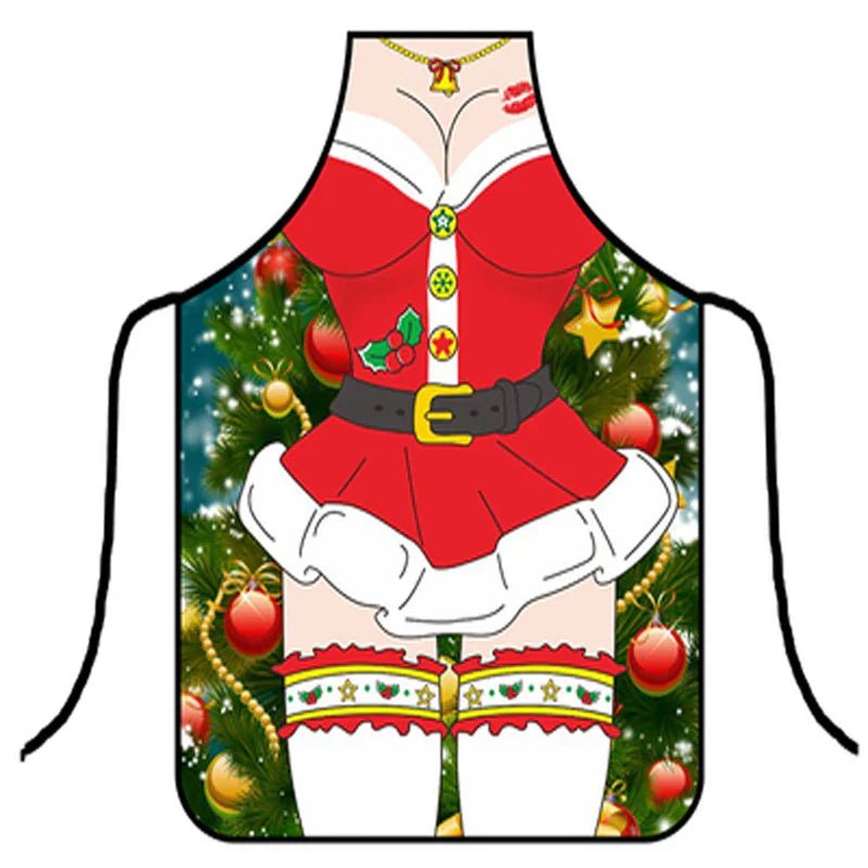 3D Christmas Clown Funny Apron - Cake Pops Parties