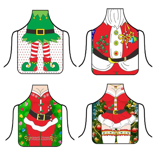 3D Christmas Clown Funny Apron - Cake Pops Parties
