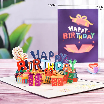 3D Flower Pop - Up Cards - Cake Pops Parties