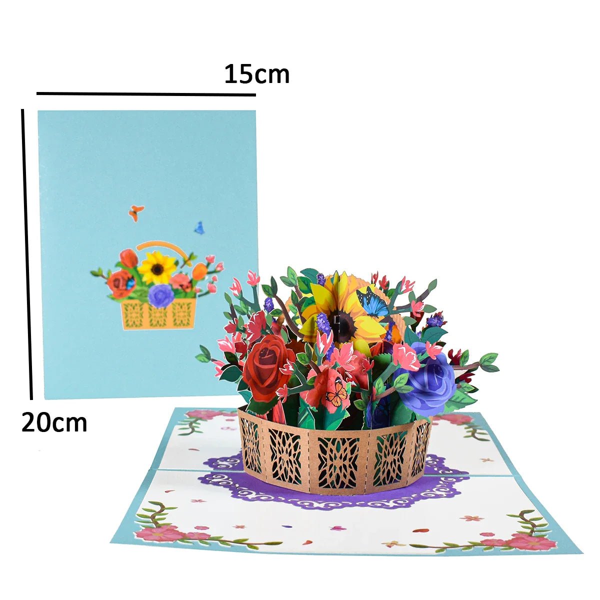3D Flower Pop - Up Cards - Cake Pops Parties