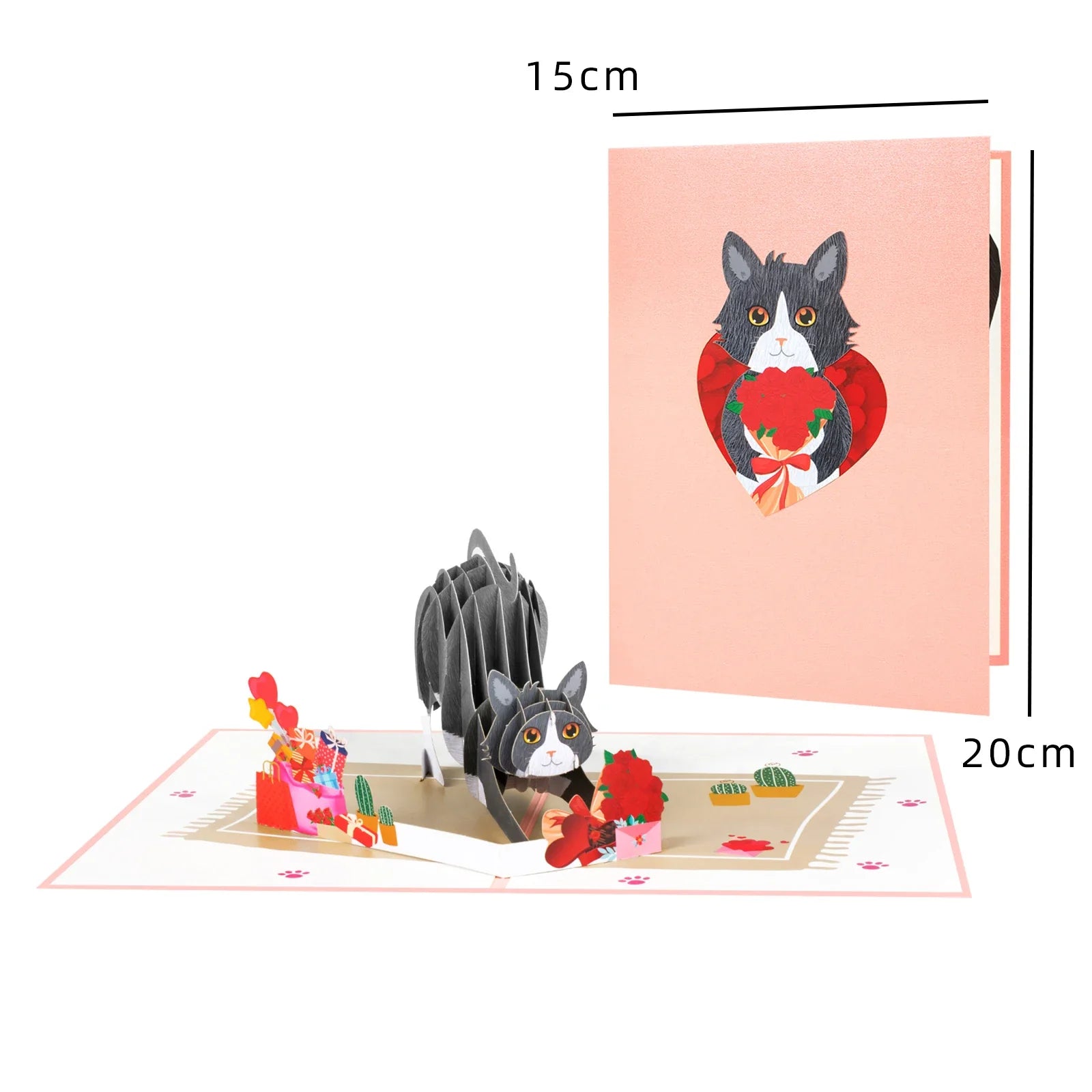 3D Flower Pop - Up Cards - Cake Pops Parties