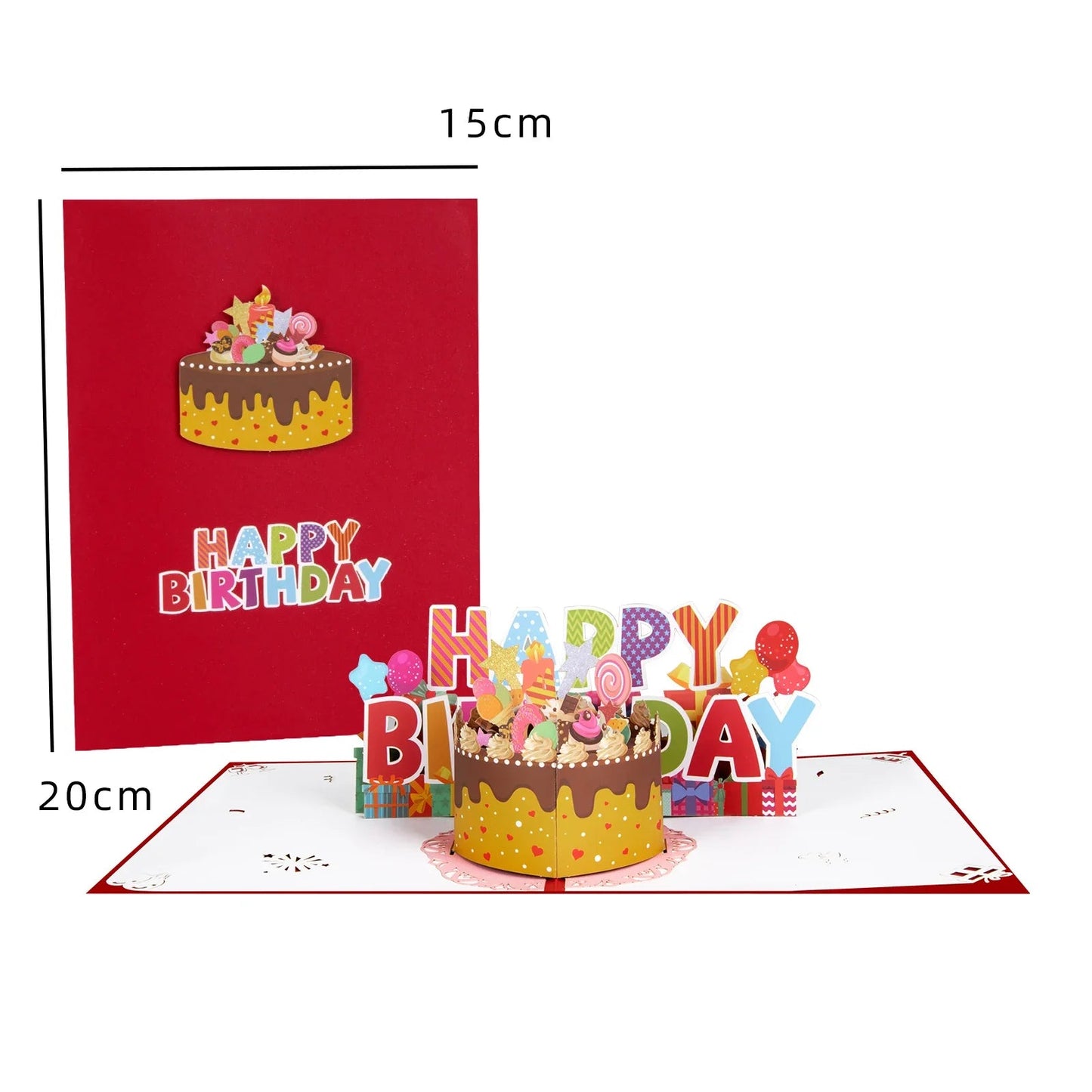3D Flower Pop - Up Cards - Cake Pops Parties