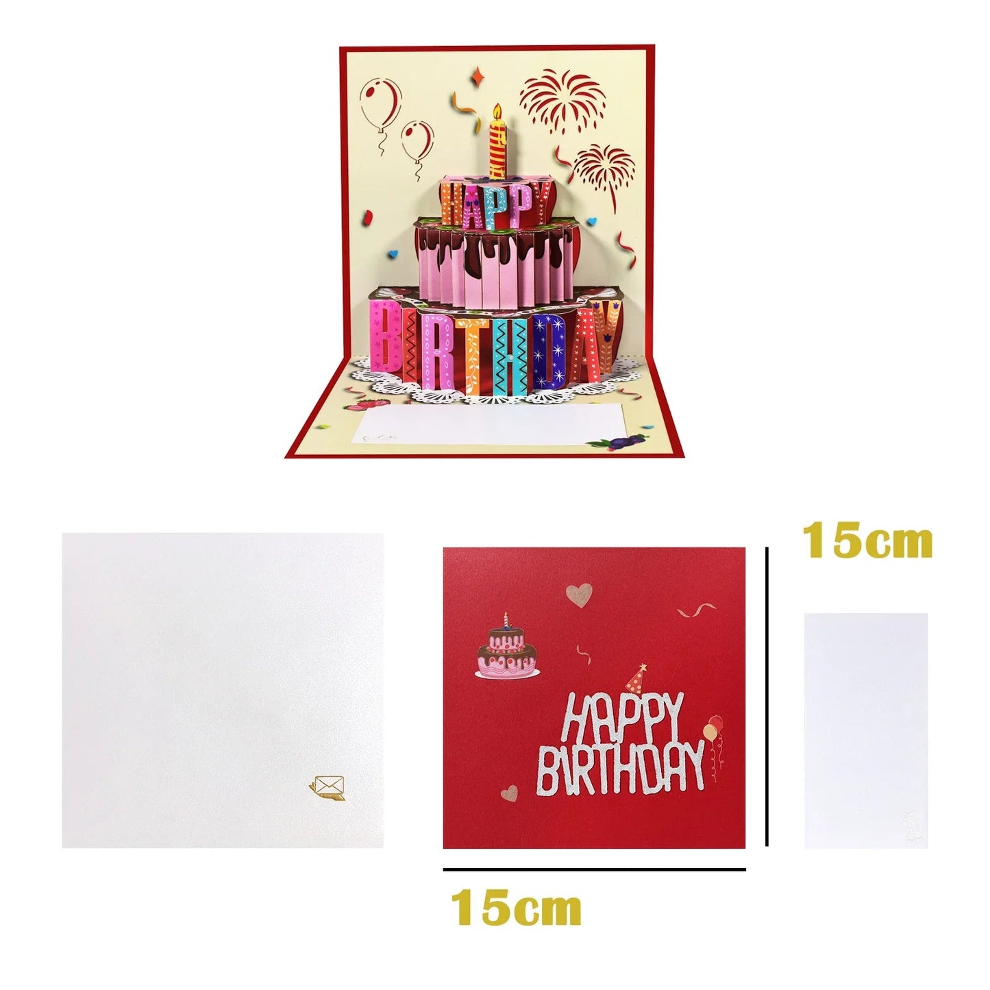 3D Flower Pop - Up Cards - Cake Pops Parties
