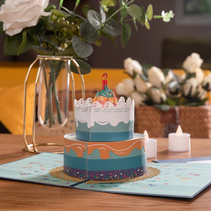 3D Pop Up Birthday Gift Card - Cake Pops Parties
