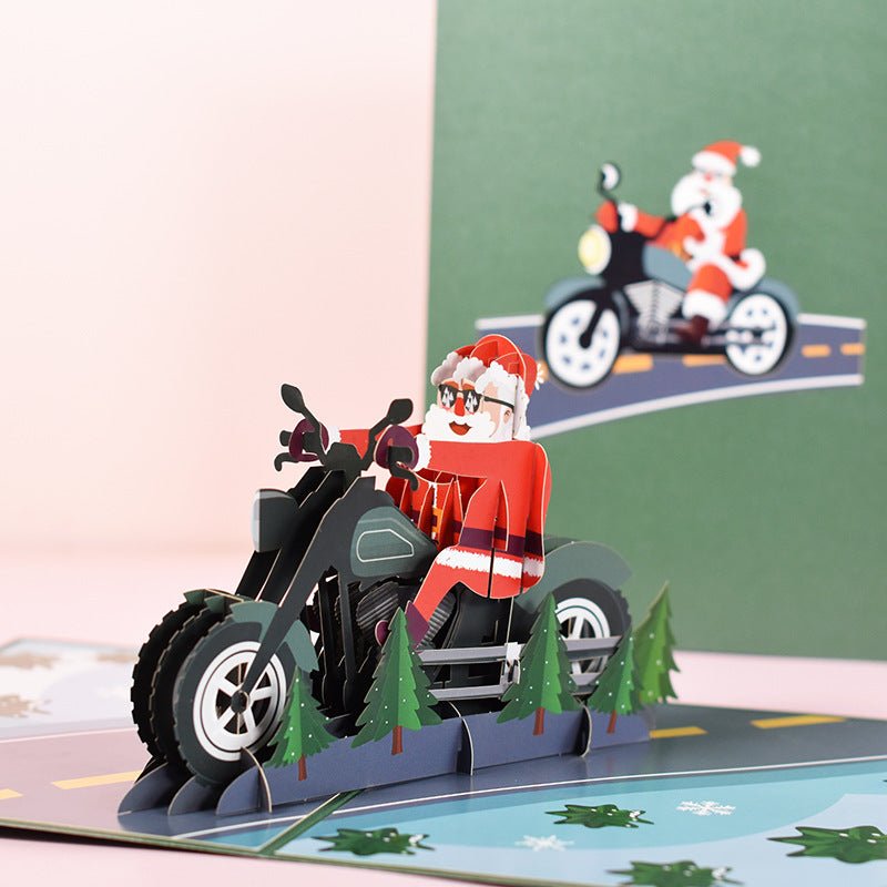 3D Stereoscopic Holiday Greeting Cards - Cake Pops Parties