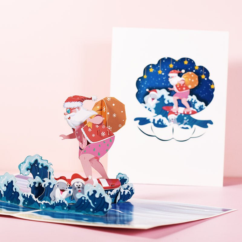 3D Stereoscopic Holiday Greeting Cards - Cake Pops Parties