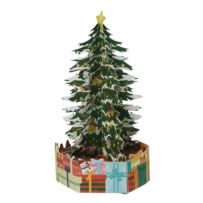 3D Stereoscopic Holiday Greeting Cards - Cake Pops Parties