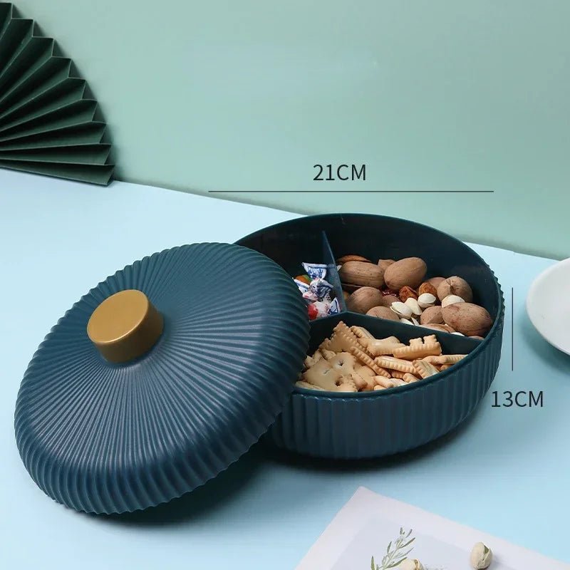 4 - Compartment Food Platter with Lid - Cake Pops Parties