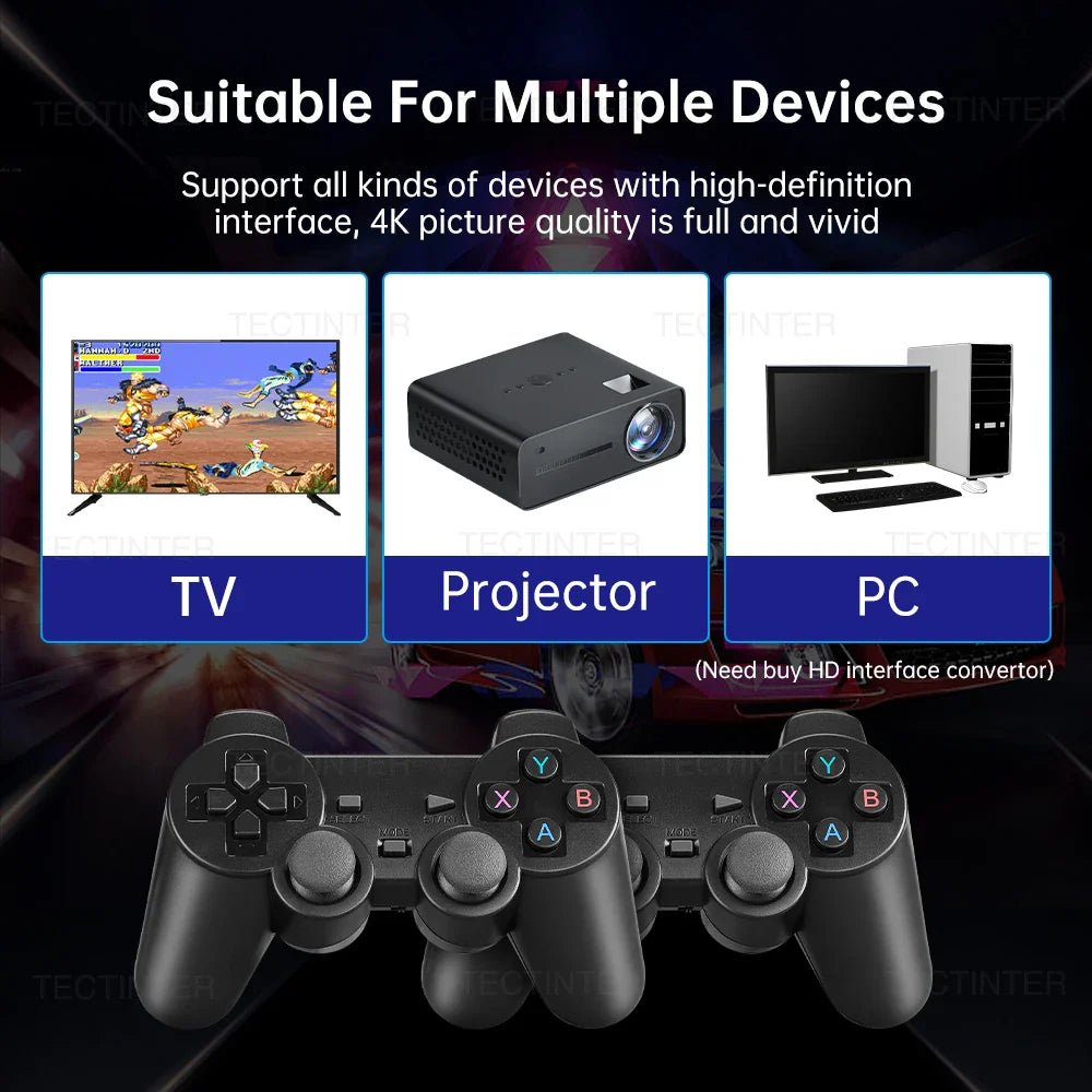 4K Wireless Game Console Retro Handheld 20000+ Games - Cake Pops Parties