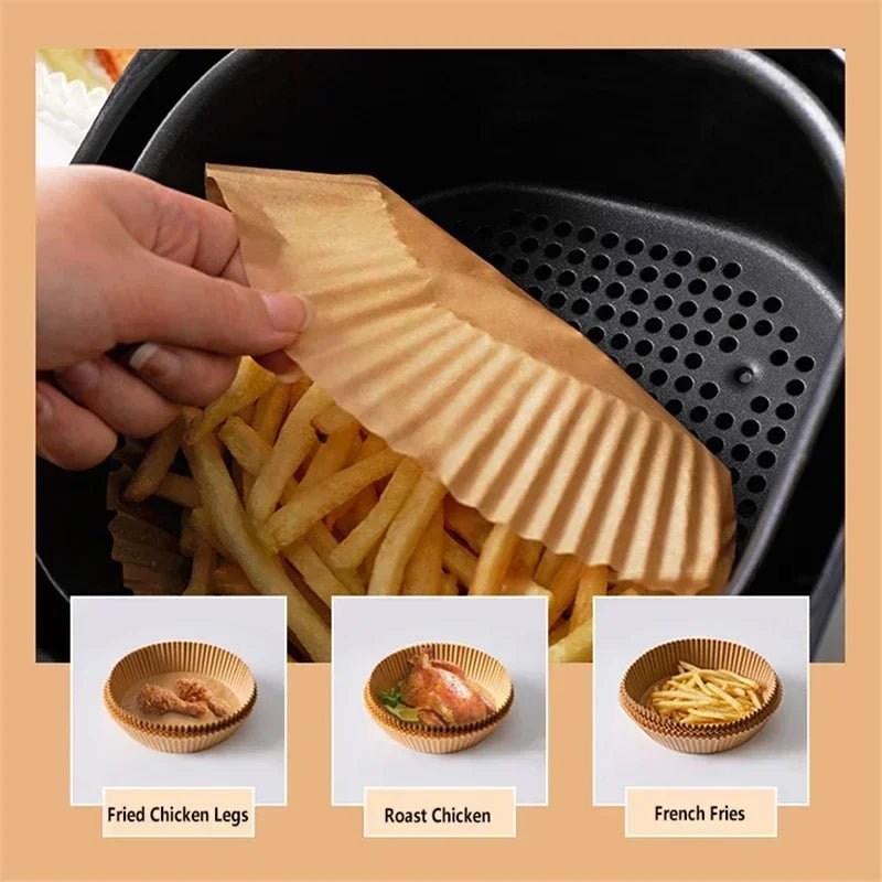 50Pcs Air Fryer Oil - Proof Liners - Cake Pops Parties