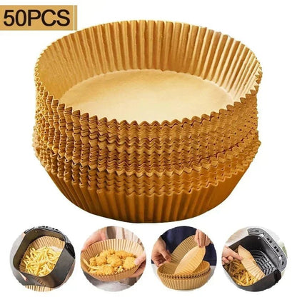 50Pcs Air Fryer Oil - Proof Liners - Cake Pops Parties