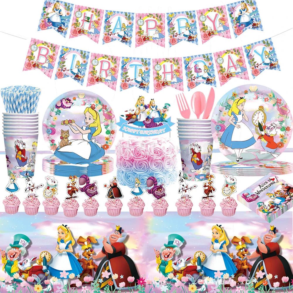 Alice in Wonderland Birthday Party Supplies - Cake Pops Parties