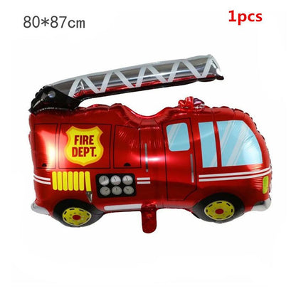 Aluminum Foil Transportation Balloons Set - Cake Pops Parties