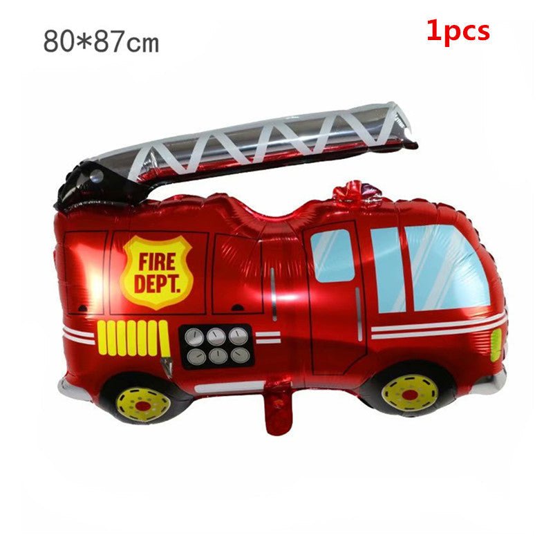 Aluminum Foil Transportation Balloons Set - Cake Pops Parties