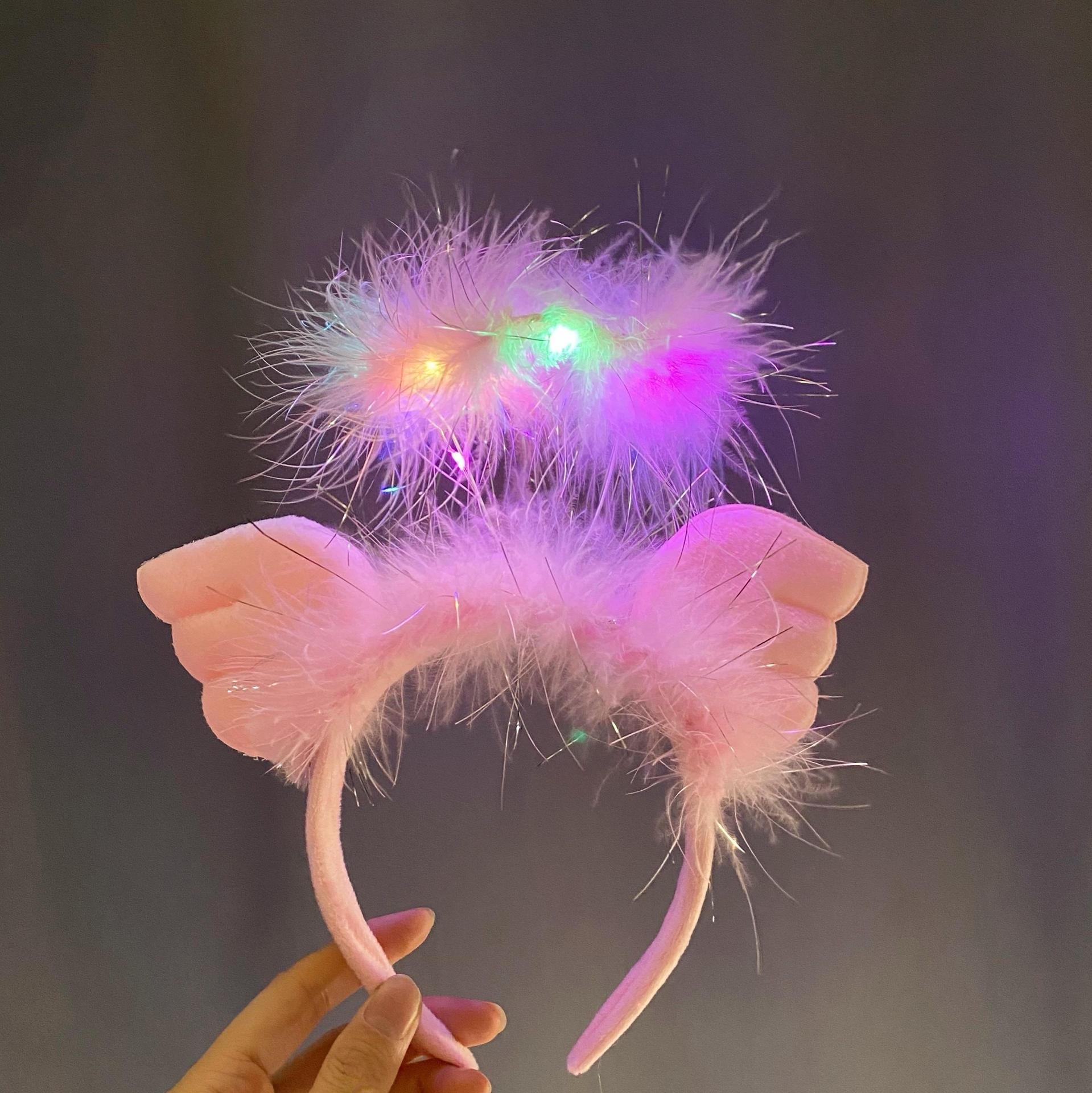 Angel Christmas Headband with Lights - Cake Pops Parties