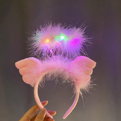 Angel Christmas Headband with Lights - Cake Pops Parties