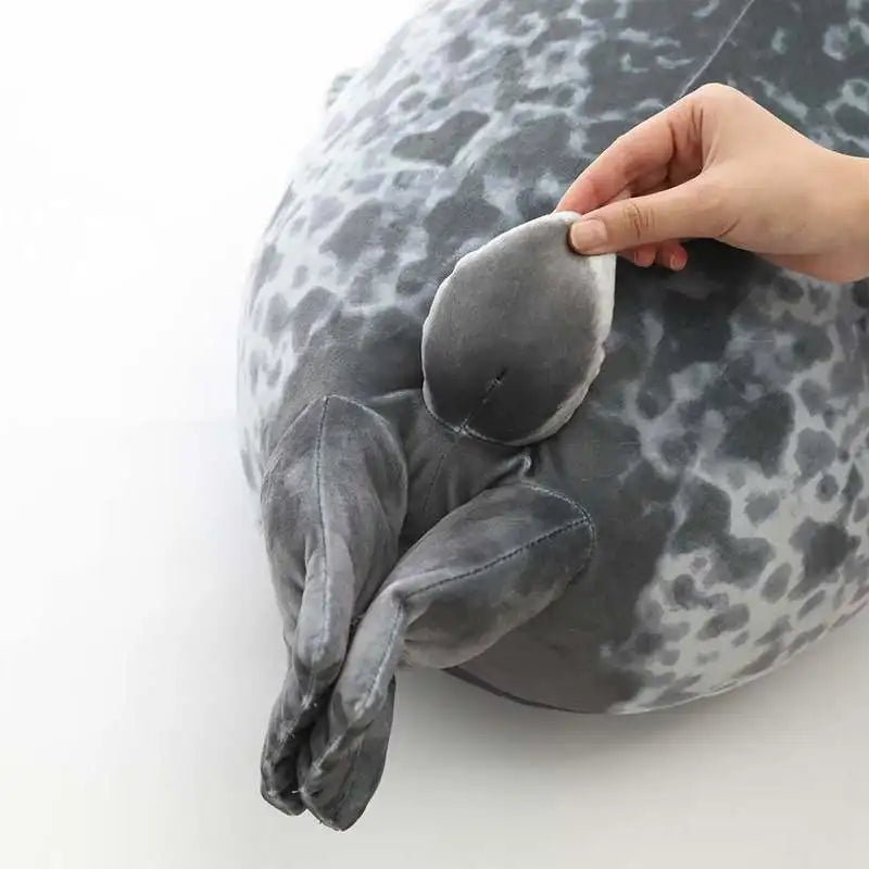 Angry Blob Seal Plush Pillow - Cake Pops Parties