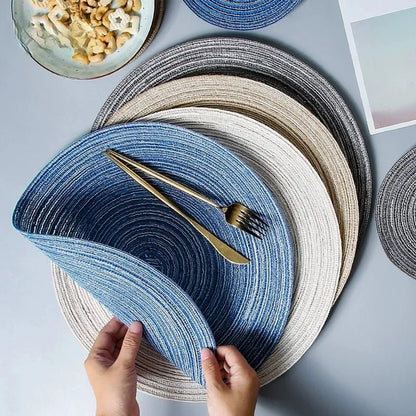 Anti - Slip Round Table Mats Set - Cake Pops Parties