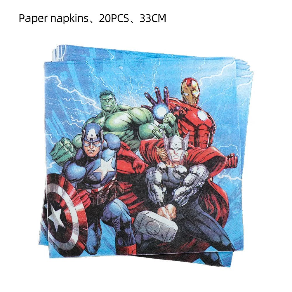 Avengers Birthday Party Supplies Set - Cake Pops Parties