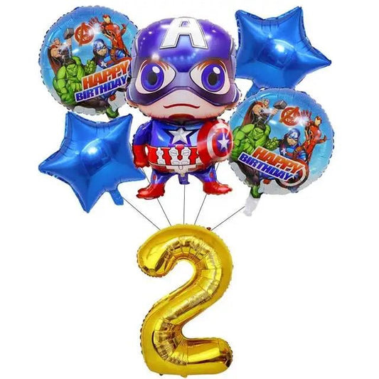 Avengers Themed Balloons & Complete Party Supplies Set