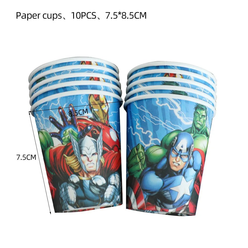 Avengers Birthday Party Supplies Set - Cake Pops Parties