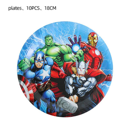 Avengers Birthday Party Supplies Set - Cake Pops Parties