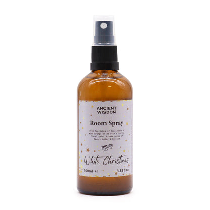 White Christmas Room Spray 100ml from Cake Pops Parties, a festive home fragrance that transforms spaces into winter wonderlands.