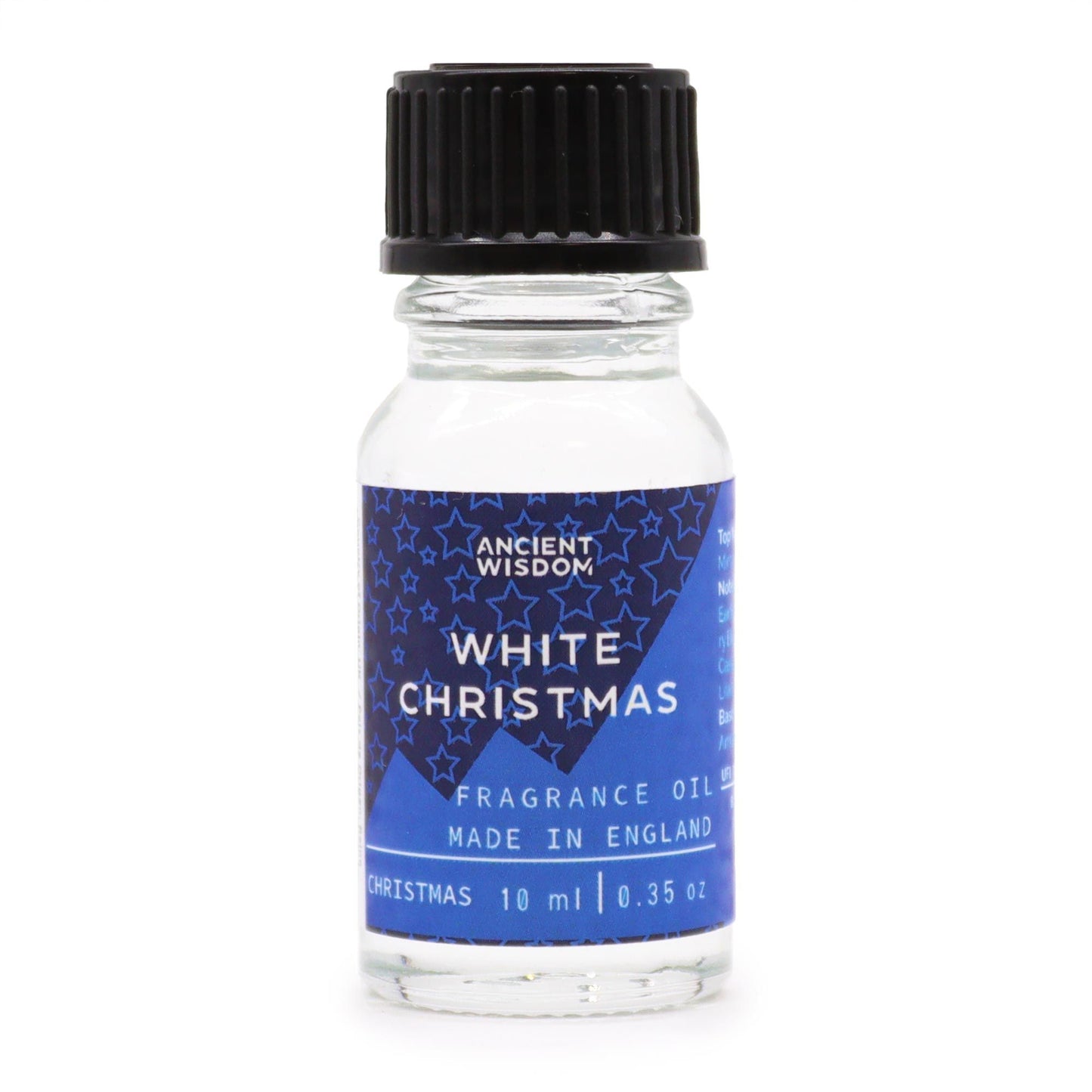 Stylish display of 10ml White Christmas Fragrance Oil, perfect for gifting and enjoying the delightful white christmas aroma.