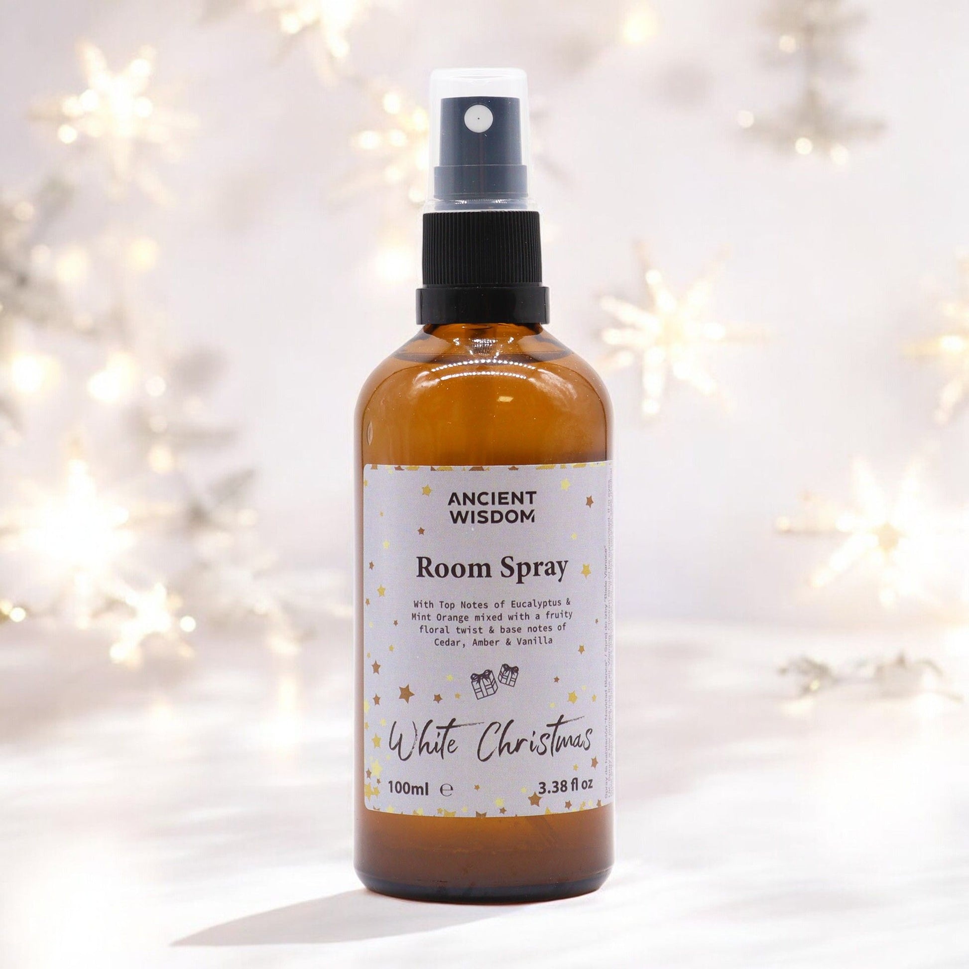 Cozy ambiance with White Christmas Room Spray 100ml, ideal festive home fragrance for creating holiday cheer.