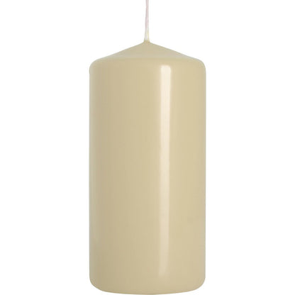 Ivory Pillar Candle 50x100mm – 20h Burn Time, Ideal Gift, perfect for enhancing your home decor or a festive atmosphere, {{scent}} pillar candle – Christmas Gift Home Fragrance.