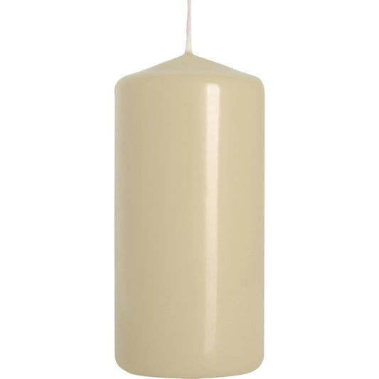 Ivory Pillar Candle 50x100mm â€“ 20h Burn Time, Ideal Gift, perfect for enhancing your home decor or a festive atmosphere, {{scent}} pillar candle â€“ Christmas Gift Home Fragrance.