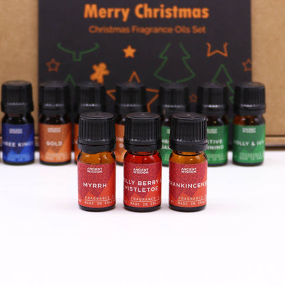 Fabulous selection of Holy Scents Christmas Fragrance Oils to elevate your festive decor with festive scents.