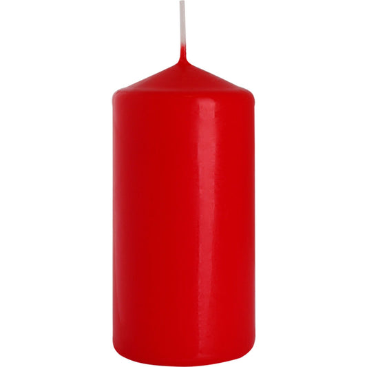 Red Pillar Candle 60x120mm, a vibrant addition to your home decor, perfect for cosy nights and festive occasions. Ideal as a Christmas gift, this candle enhances your home fragrance.