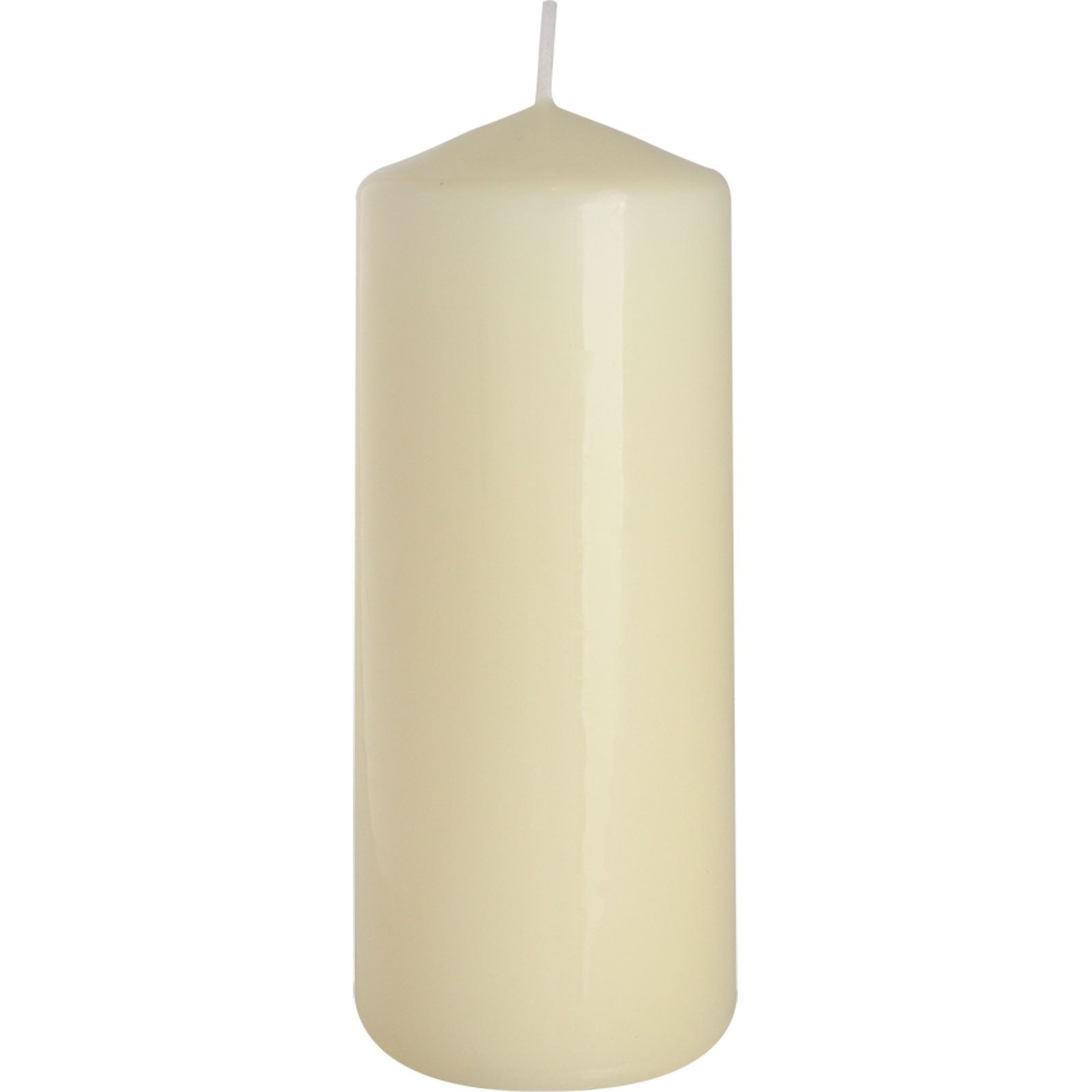 Ivory Pillar Candle 60x150mm - 48Hr Burn Time - Ideal Gift, showcasing a smooth, elegant design perfect for creating a warm ambiance in any room. This {{scent}} {{product_type}} is a delightful choice for a Christmas Gift Home Fragrance.