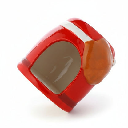 Interior view of Santa Ceramic Oil Burner – Festive Christmas Home Décor, allowing scented oils to fill your home with delightful fragrances. A great choice for Christmas gift home fragrance.