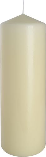 Ivory Pillar Candle 80x250mm - 160h Burn Time for Ambiance, ideal for creating a warm atmosphere. This {{scent}} {{product_type}} – Christmas Gift Home Fragrance adds elegance and charm to any setting.