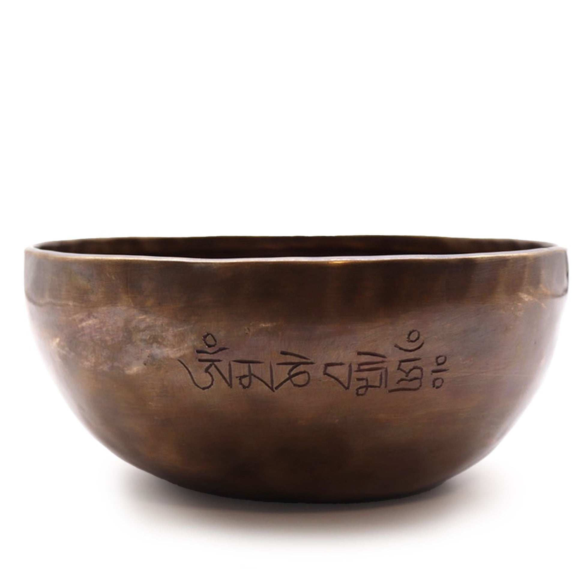 Extra Large Indian Moon Phase Singing Bowl 22cm - 1500g, beautifully crafted with traditional engravings, perfect for meditation and relaxation. Ideal as a Christmas Gift Home Fragrance.