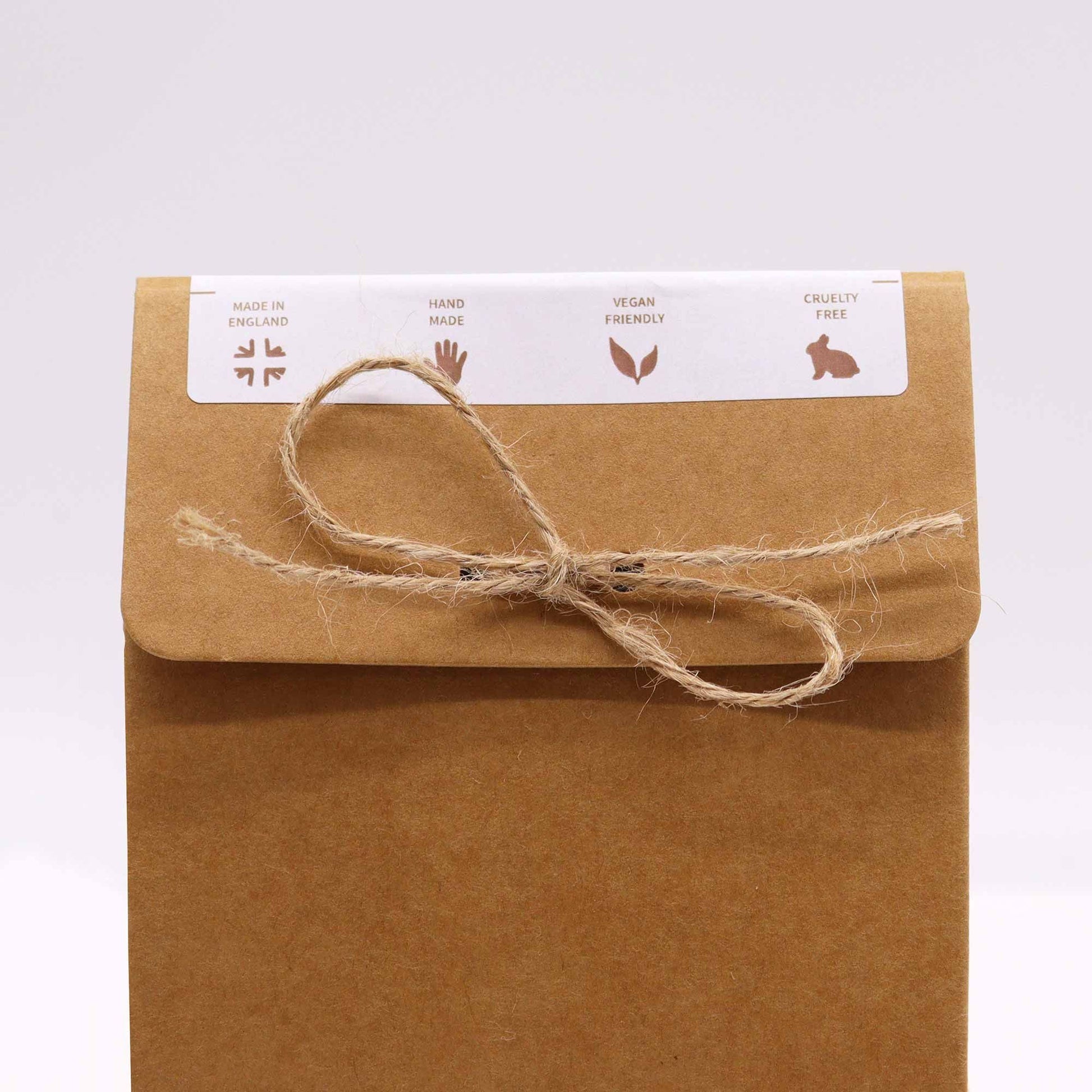 Back view of Frosted Sugar Plum Chill Pills Gift Pack, showcasing eco-friendly packaging features. An excellent choice for Christmas gift home fragrance enthusiasts.