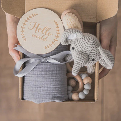 Baby Bath Toy Set & Swaddle Wrap - Cake Pops Parties