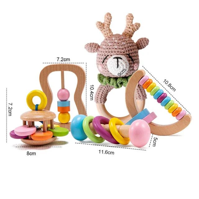 Baby Bath Toy Set & Swaddle Wrap - Cake Pops Parties