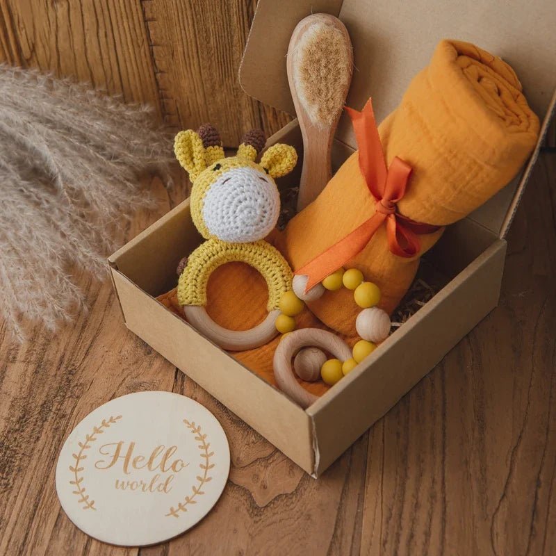 Baby Bath Toy Set & Swaddle Wrap - Cake Pops Parties